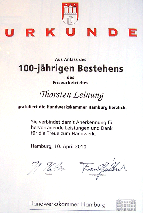 Friseur Leinung - Unsere Geschichte